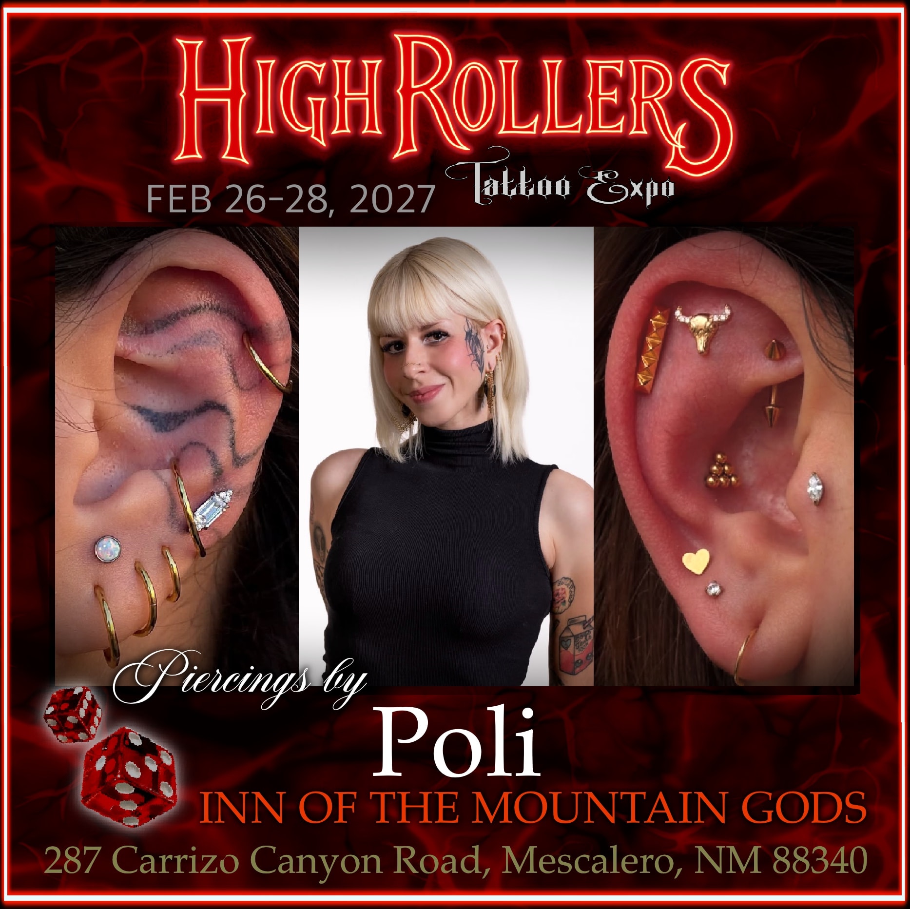 Portrait of Piercing Poli