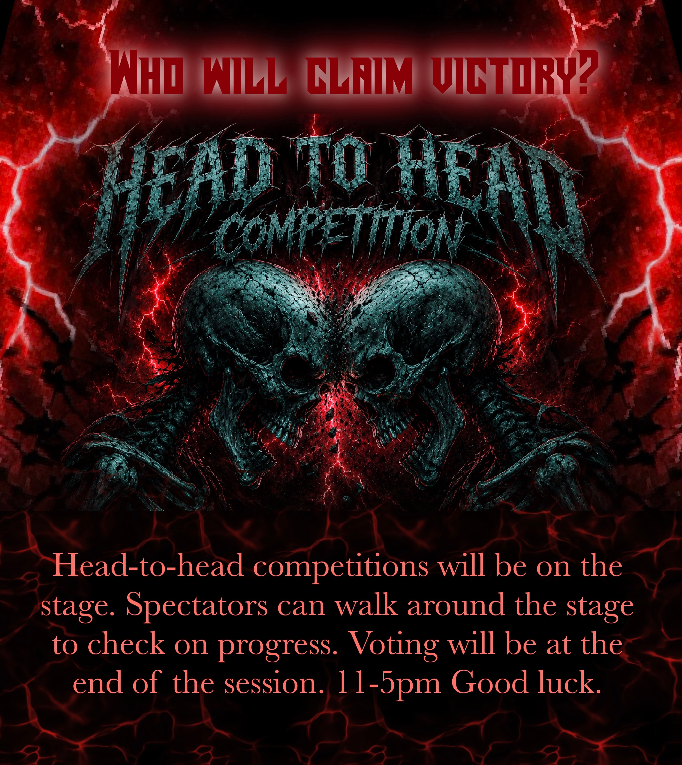 Head-to-Head Competition promotional artwork asking who will claim victory
